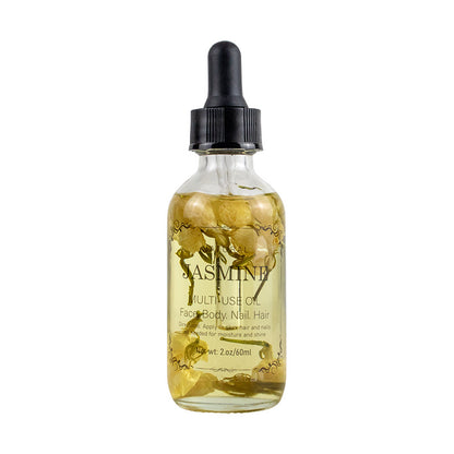 dried flower massage oil
