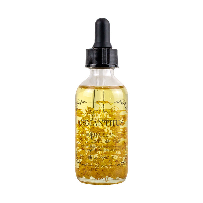 dried flower massage oil