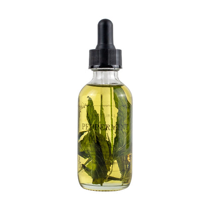 dried flower massage oil