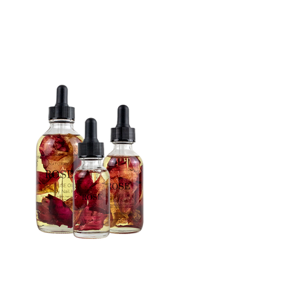 dried flower massage oil