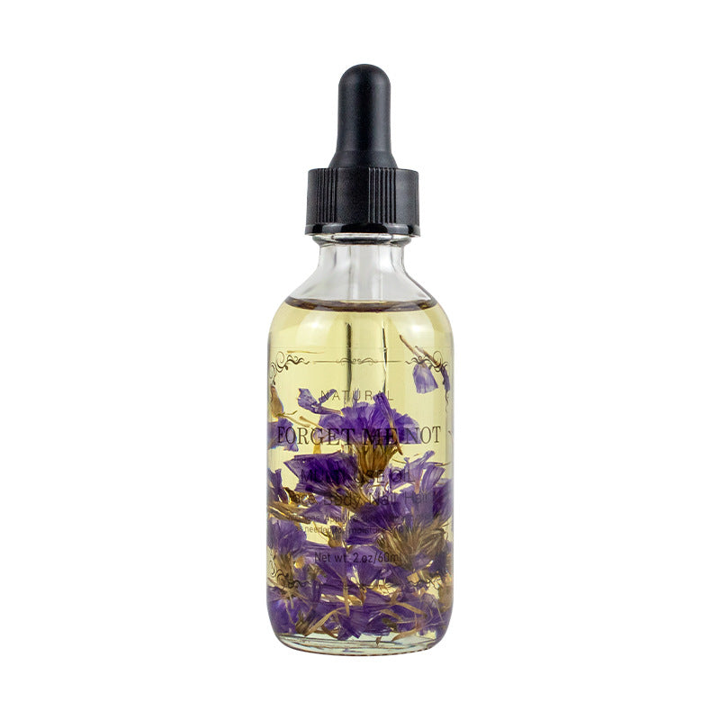 dried flower massage oil