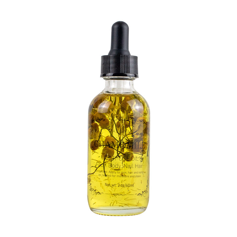 dried flower massage oil