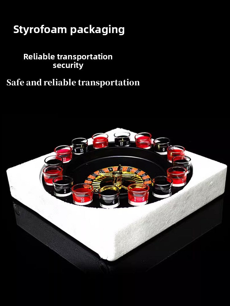 Drinking Game Turntable with 16 Cups
