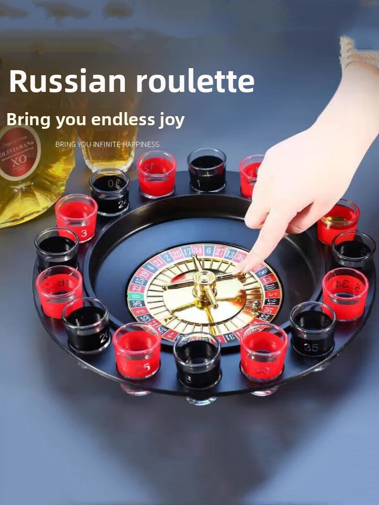 Drinking Game Turntable with 16 Cups