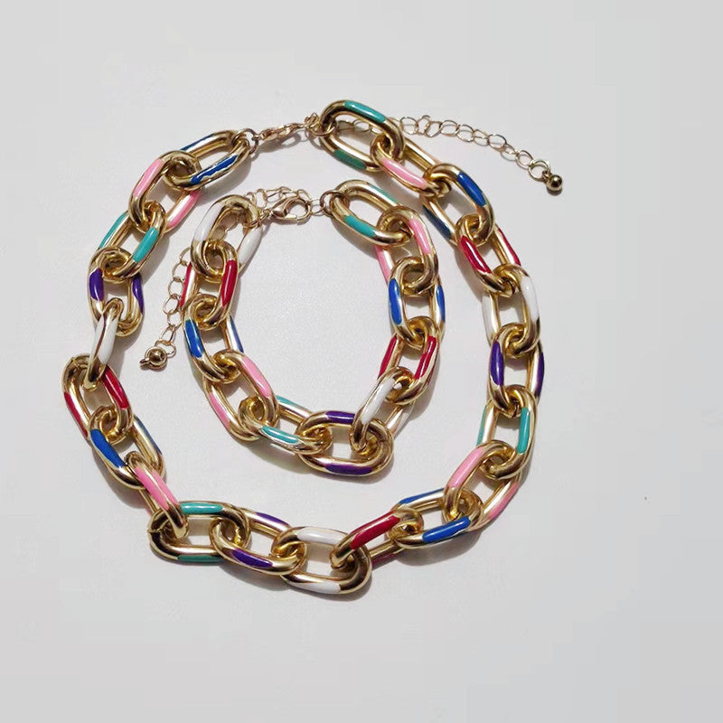 drip oil necklace