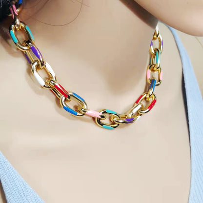 drip oil necklace