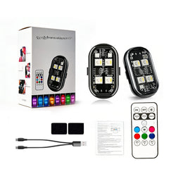 Black aircraft light 4 lamp beads