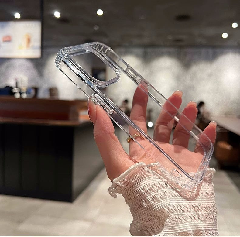 Drop-proof transparent phone case