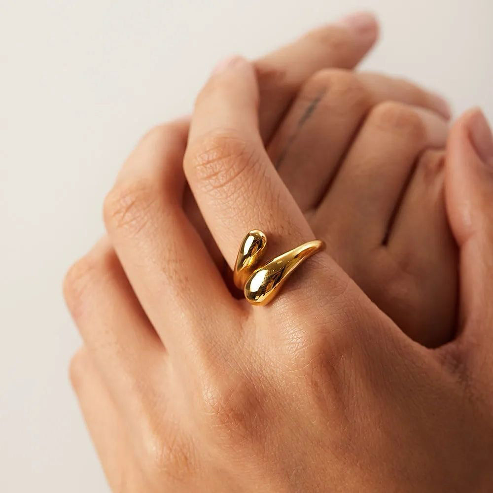 Drop Ring Opening Ring Finger Ring
