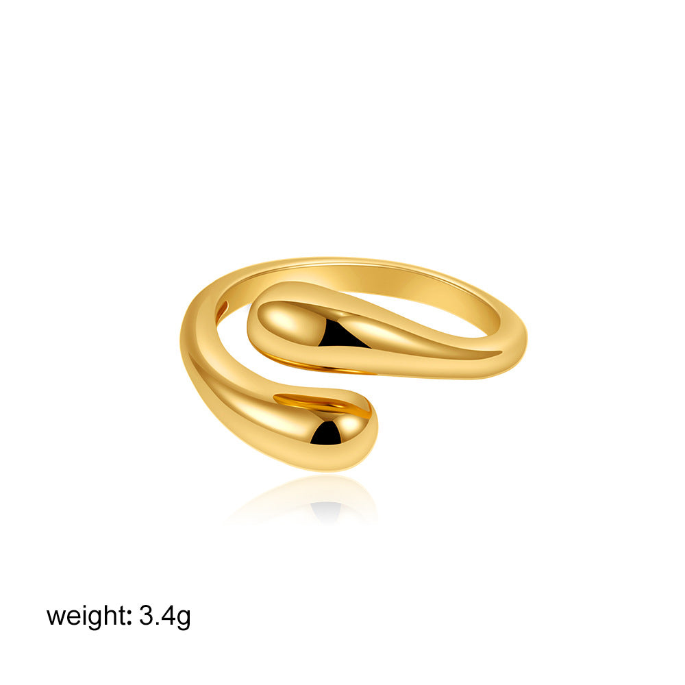 Drop Ring Opening Ring Finger Ring