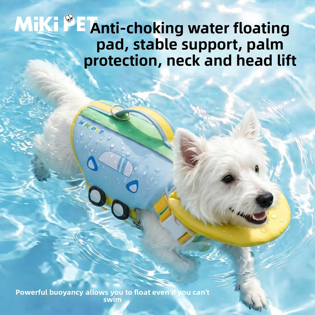 Drowning-resistant dog swimsuit