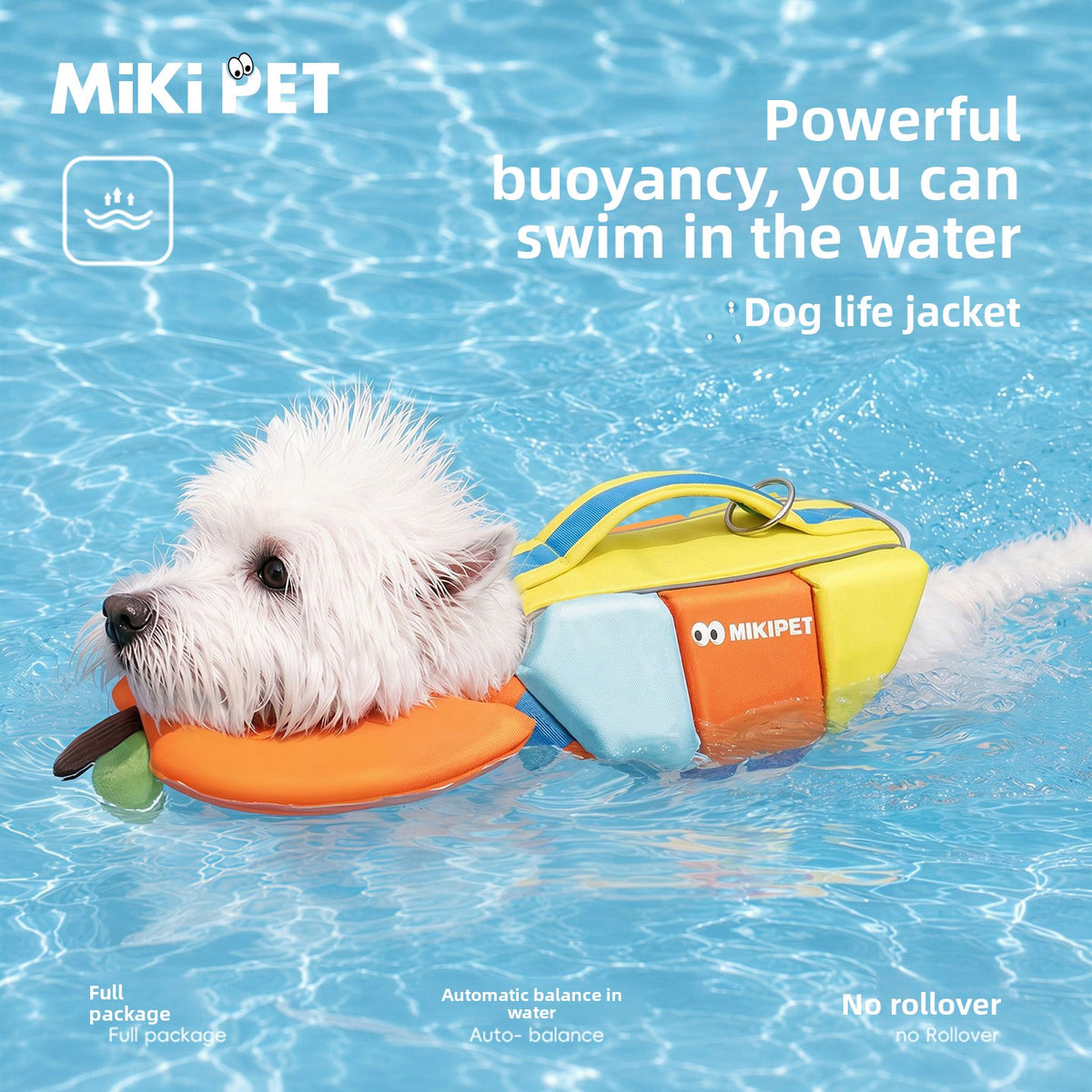 Drowning-resistant dog swimsuit
