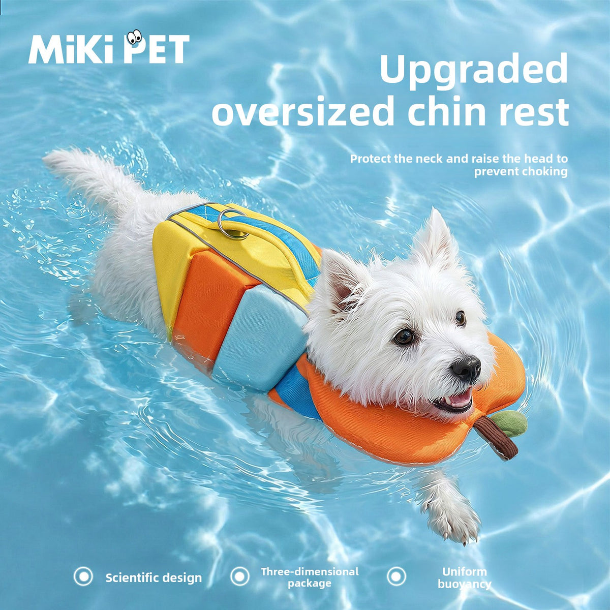 Drowning-resistant dog swimsuit