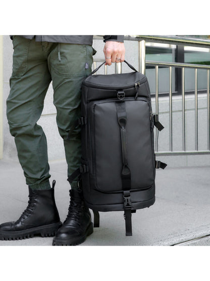 Dry and wet separation portable travel bag
