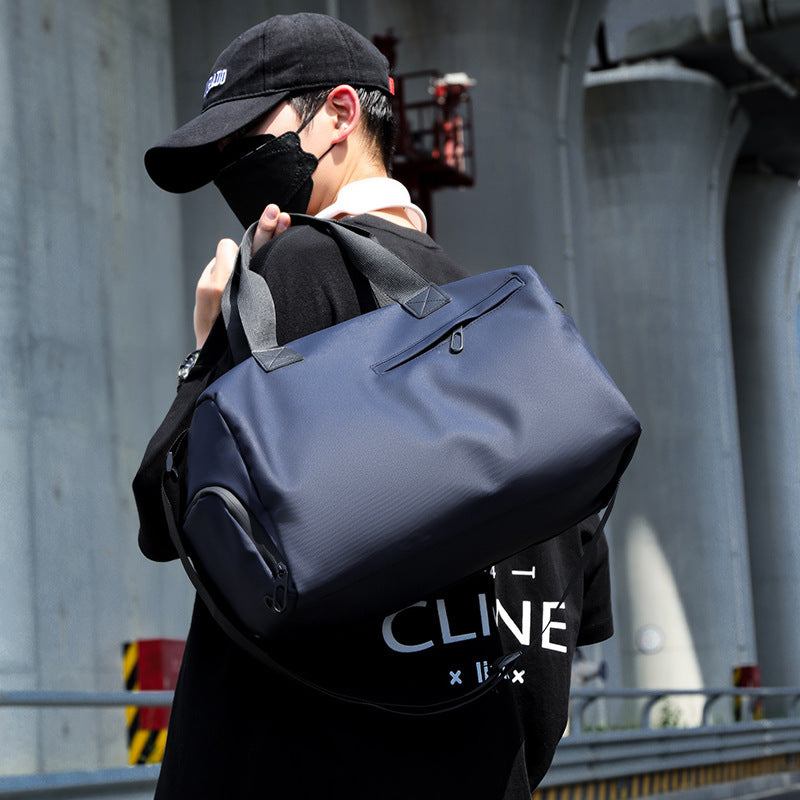 Dry and wet separation sports travel bag
