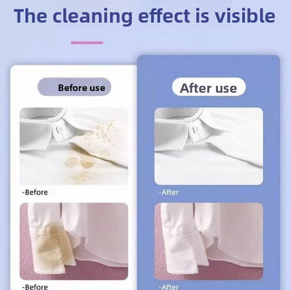 Dry cleaning agent for stubborn stains