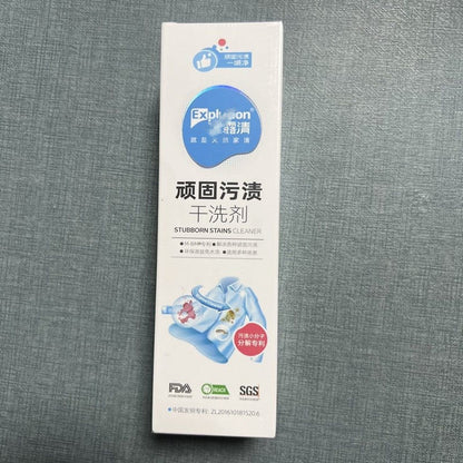 Dry cleaning agent for stubborn stains