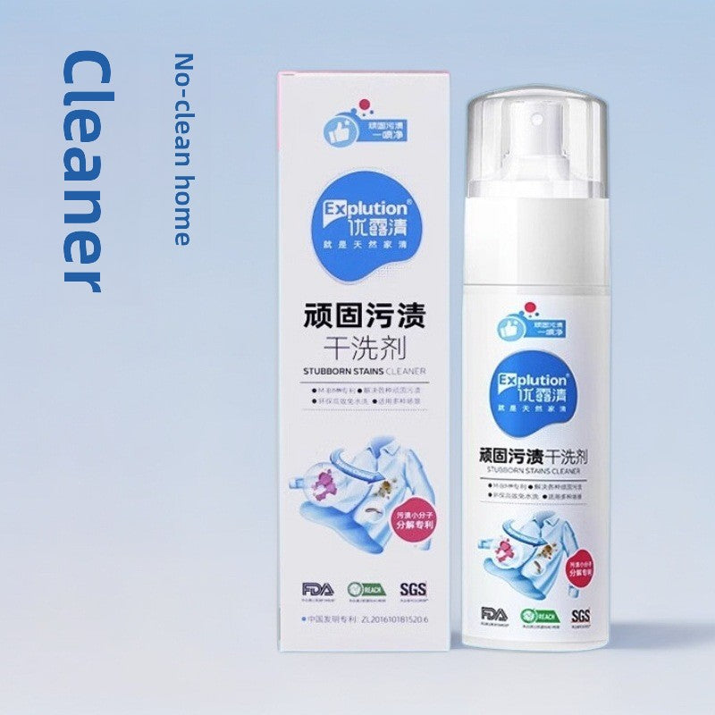 Dry cleaning agent for stubborn stains