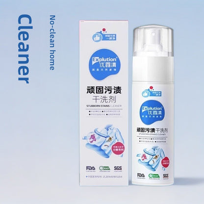 Dry cleaning agent for stubborn stains