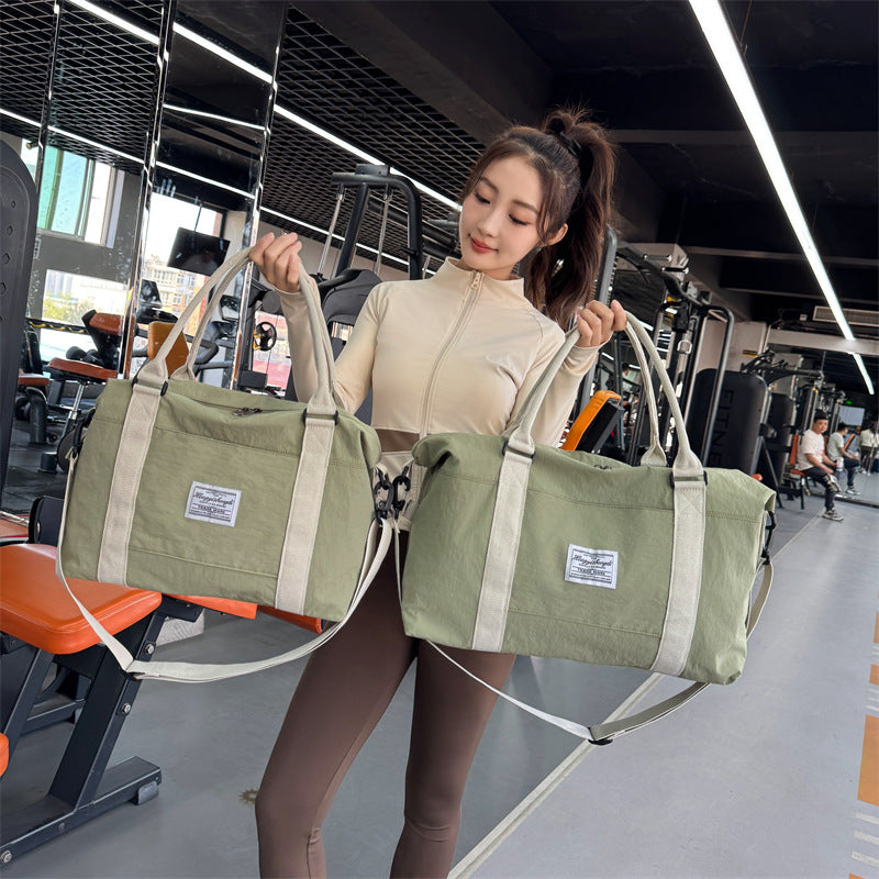 Dry-wet separation yoga bag for sports and fitness