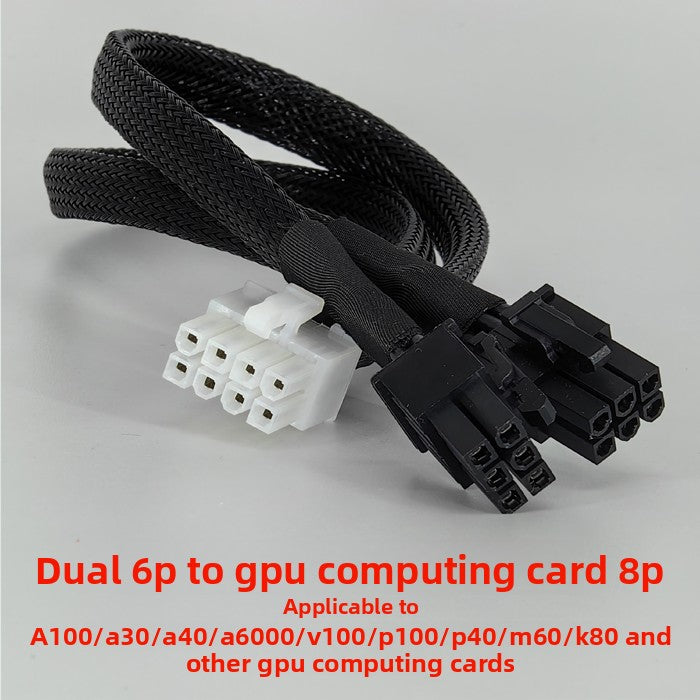 Dual 6-pin to 12V HPWR graphics card power cable