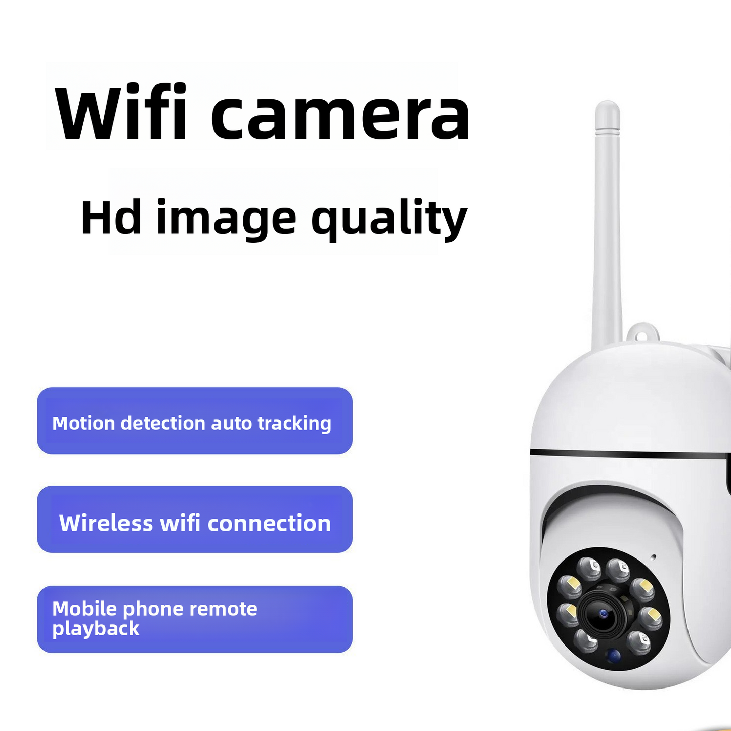 Dual Antenna Wireless Wifi Night Vision Camera