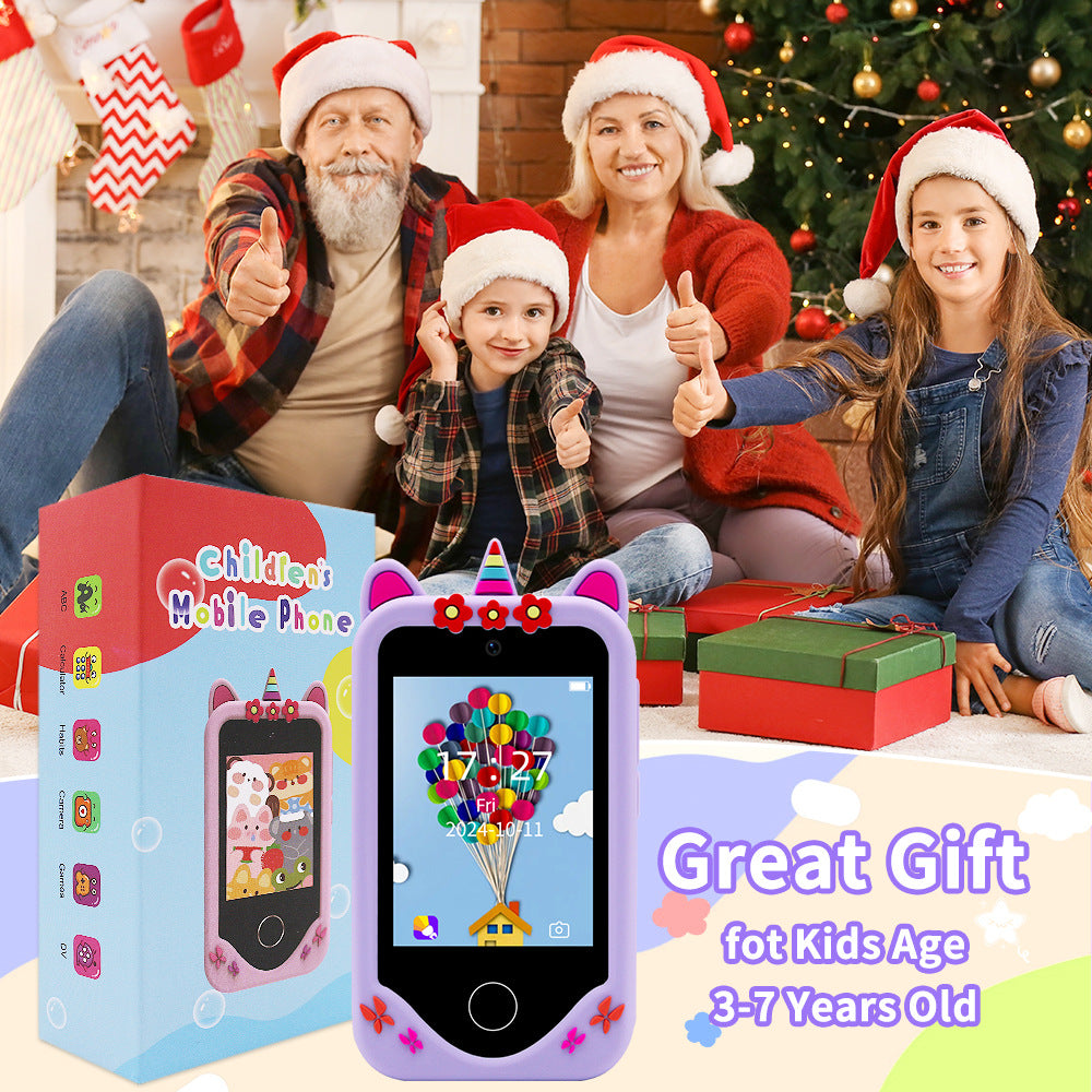 Dual-Camera Touch Screen Kids Educational Toy Phone