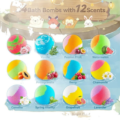 Dual Color Aromatherapy Bath Bomb with Mosquito Repellent