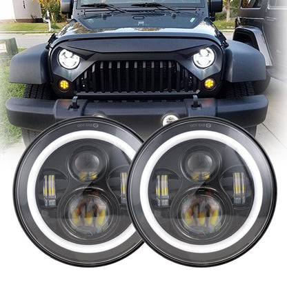 Dual-color lens modified headlights