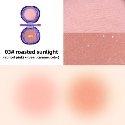 Dual Color Powder Blush Compact