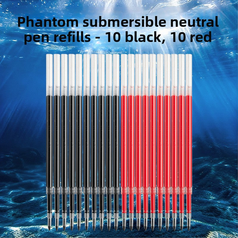 Dual-Color Refill Gel Pen with Quick-Dry Ink
