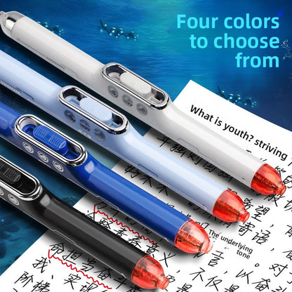 Dual-Color Refill Gel Pen with Quick-Dry Ink