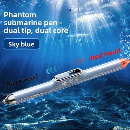 Dual-Color Refill Gel Pen with Quick-Dry Ink