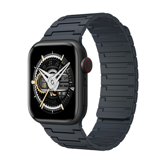 Dual-Color Silicone Watch Strap