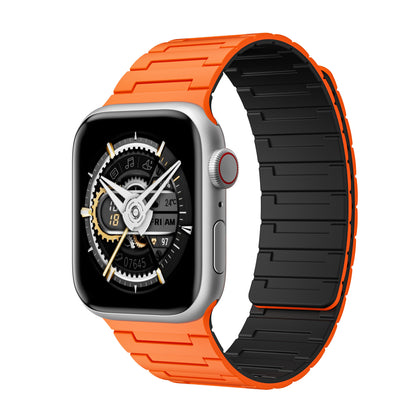 Dual-Color Silicone Watch Strap