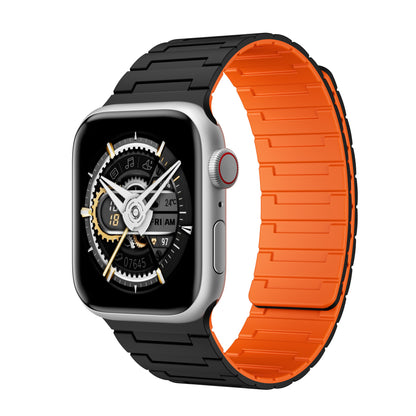 Dual-Color Silicone Watch Strap