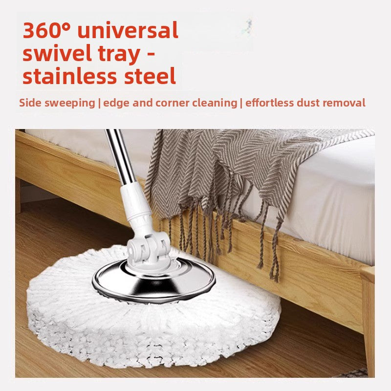 Dual Drive Spin Mop with Wringing Bucket