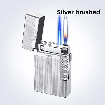 Dual-flame direct-charge lighter