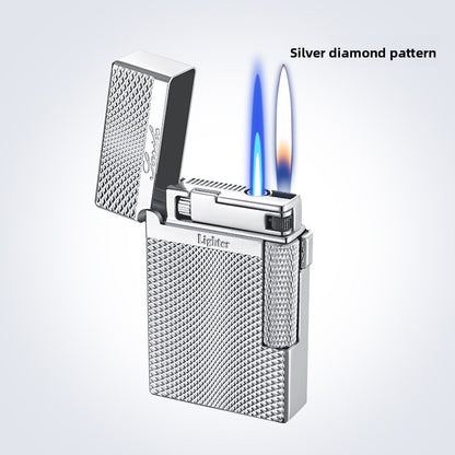 Dual-flame direct-charge lighter
