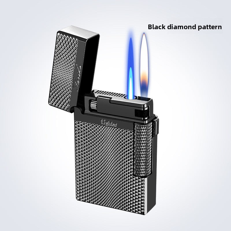Dual-flame direct-charge lighter