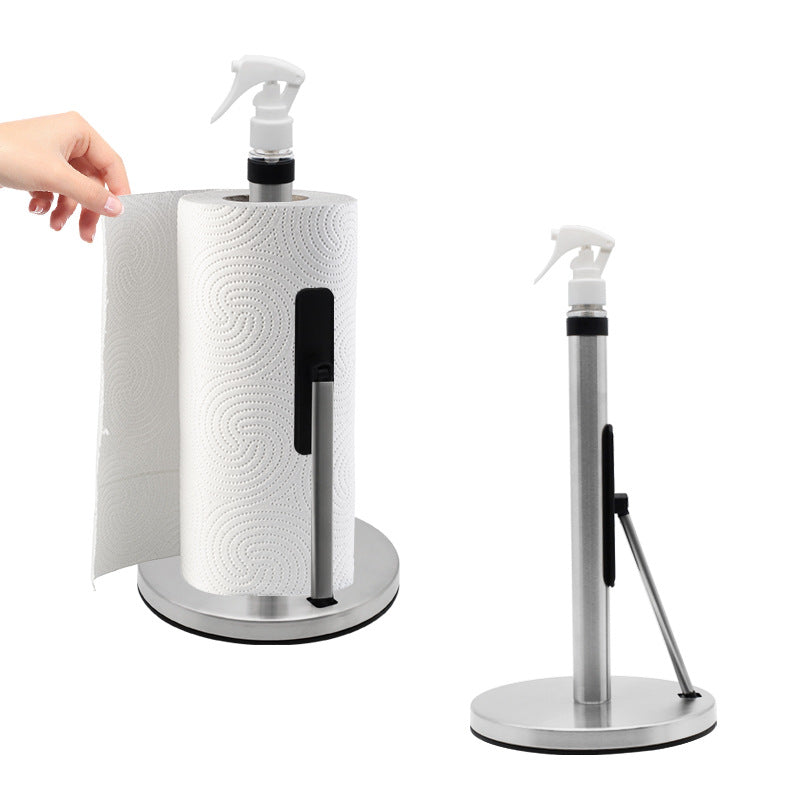 Dual Function Paper Holder with Spray Bottle