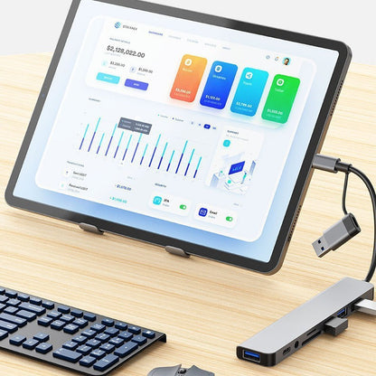 Dual-head 8-in-1 docking station