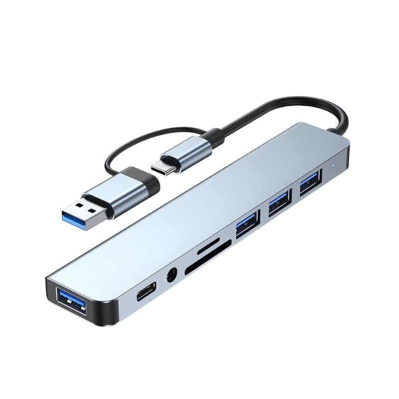 Dual-head 8-in-1 docking station