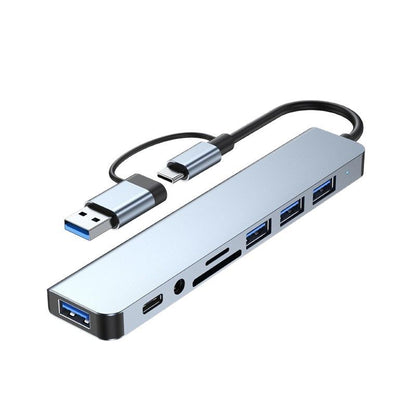 Dual-head 8-in-1 docking station