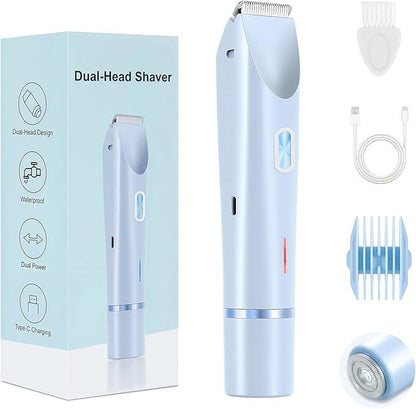 Dual Head Rechargeable Hair Removal Device