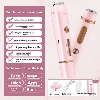 Dual-head Rechargeable Women's Shaver