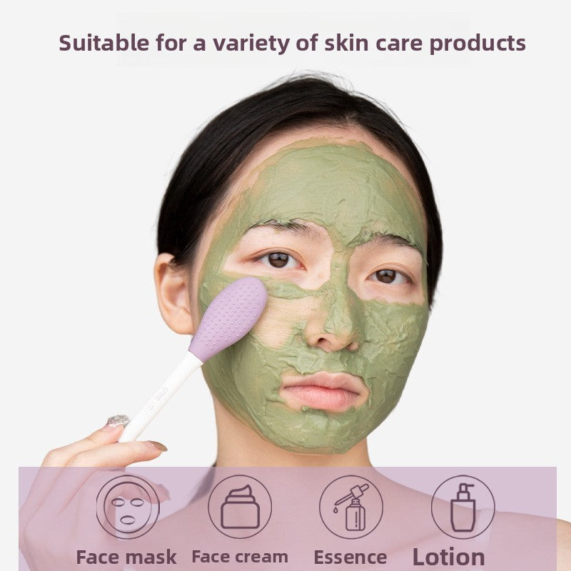 Dual Head Silicone Facial Mask Brush