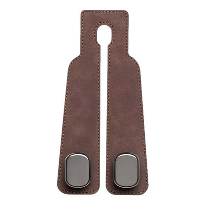 dual hooks for vehicle seat backrest