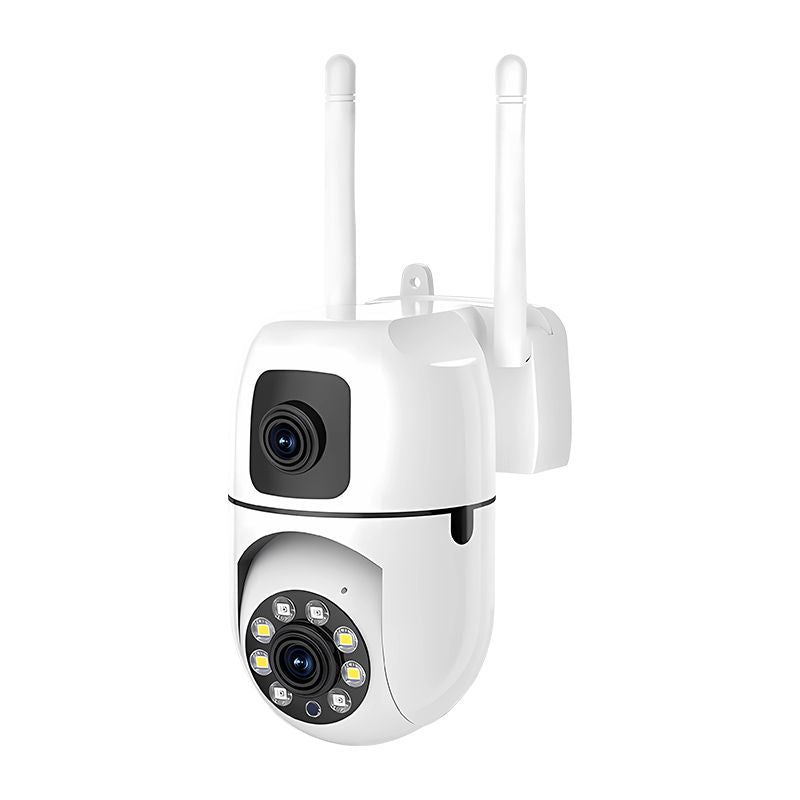 Dual Lens Wireless WiFi Surveillance Camera