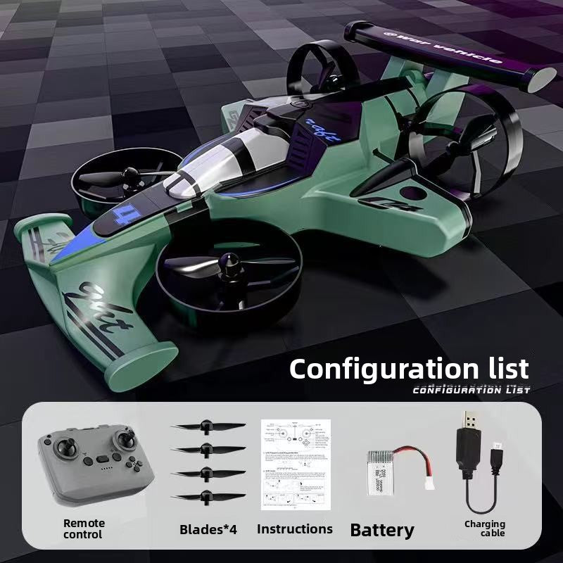 Dual Mode Drift Racing Car and Drone Toy